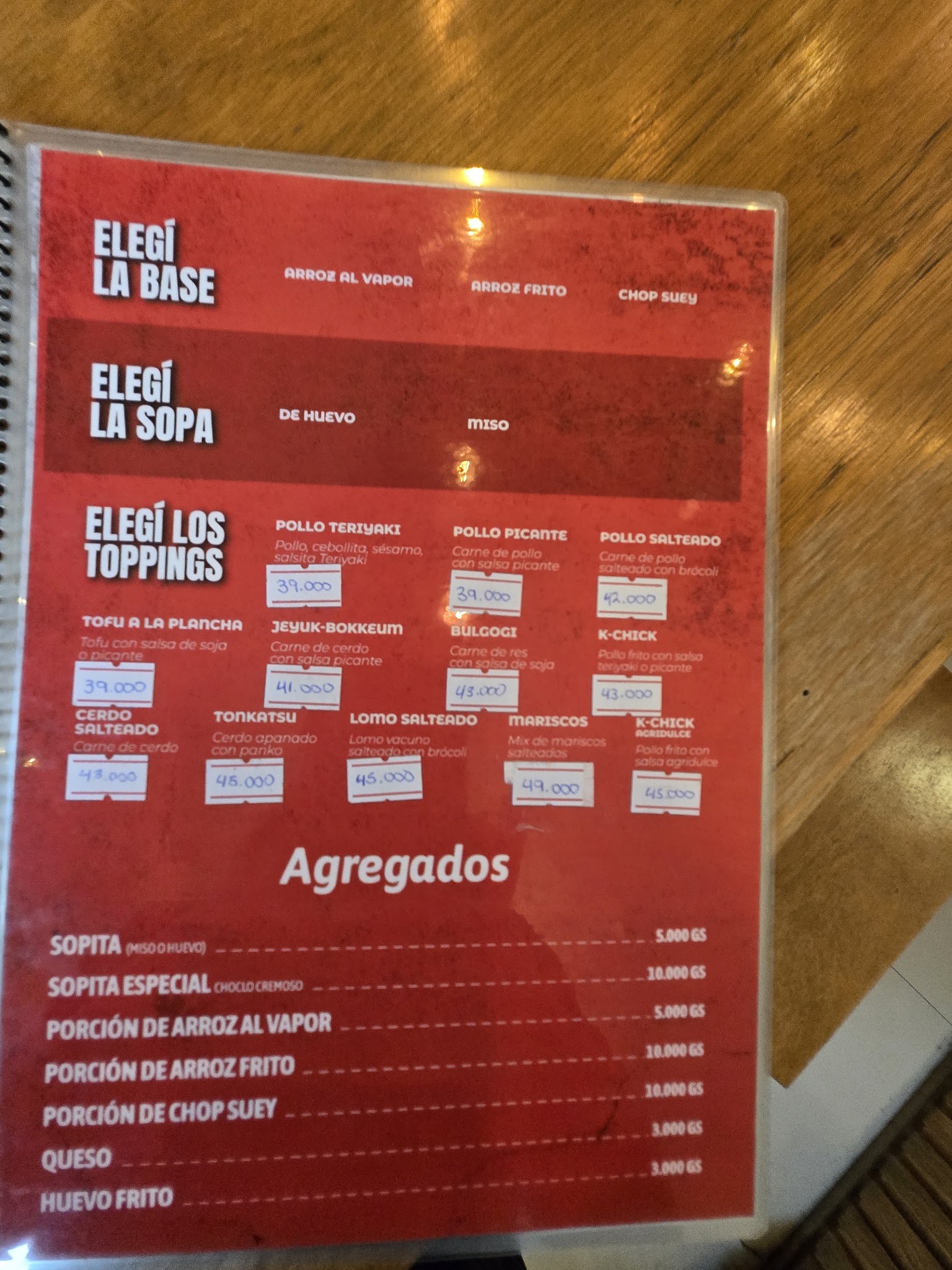 Carta de Kim's Bab, foto de agosto de 2026