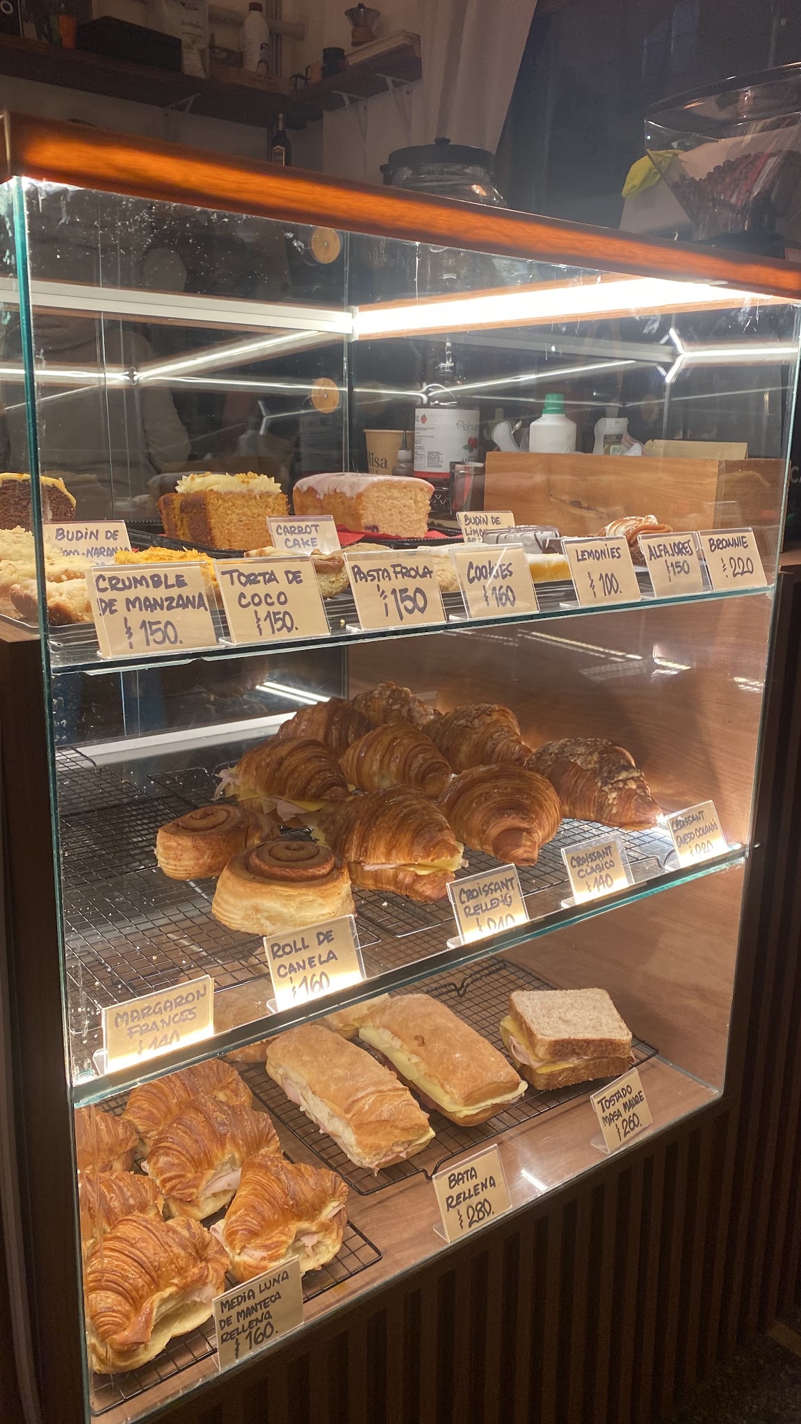 Carta de Olisa Café, foto de setiembre de 2026