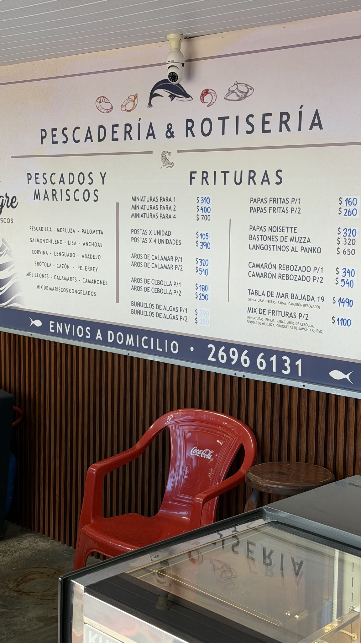 Carta de Artisanal fisheries market, foto de agosto de 2026