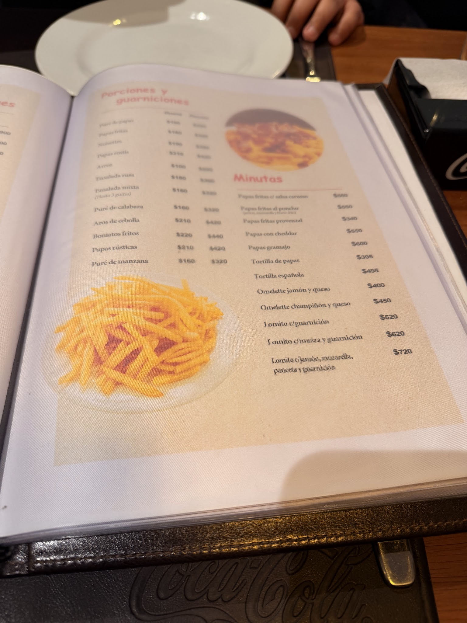 Carta de Pizzería Trouville, foto de agosto de 2026
