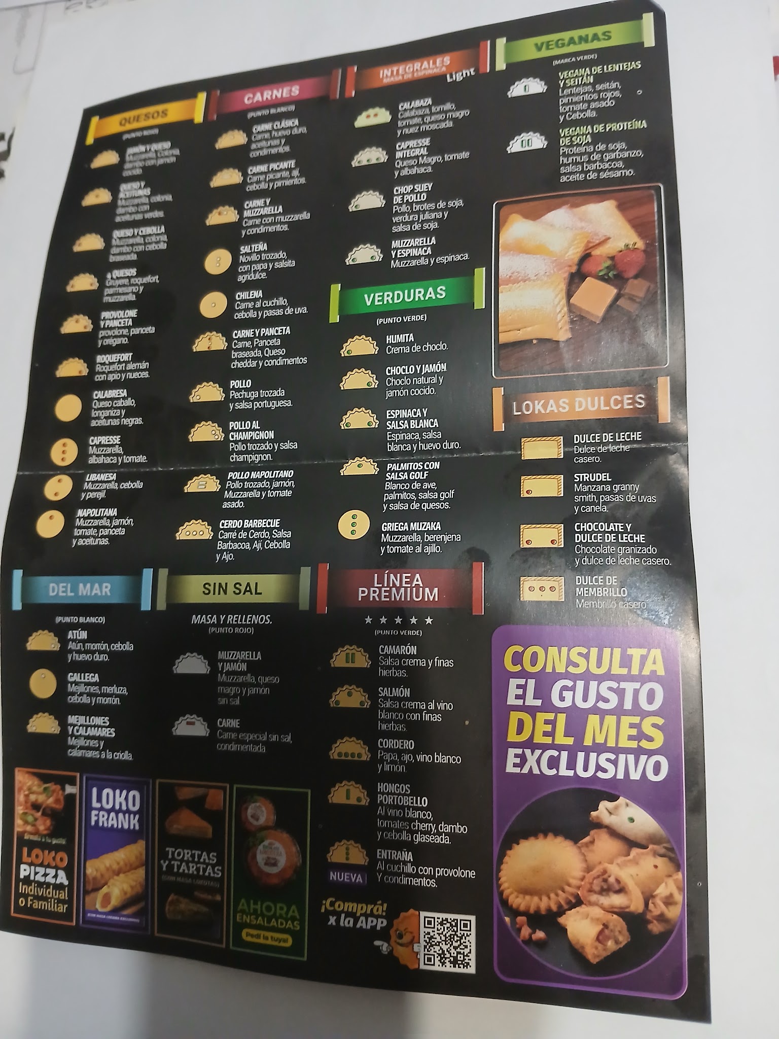 Carta de Lokotas Pocitos, foto de abril de 2026