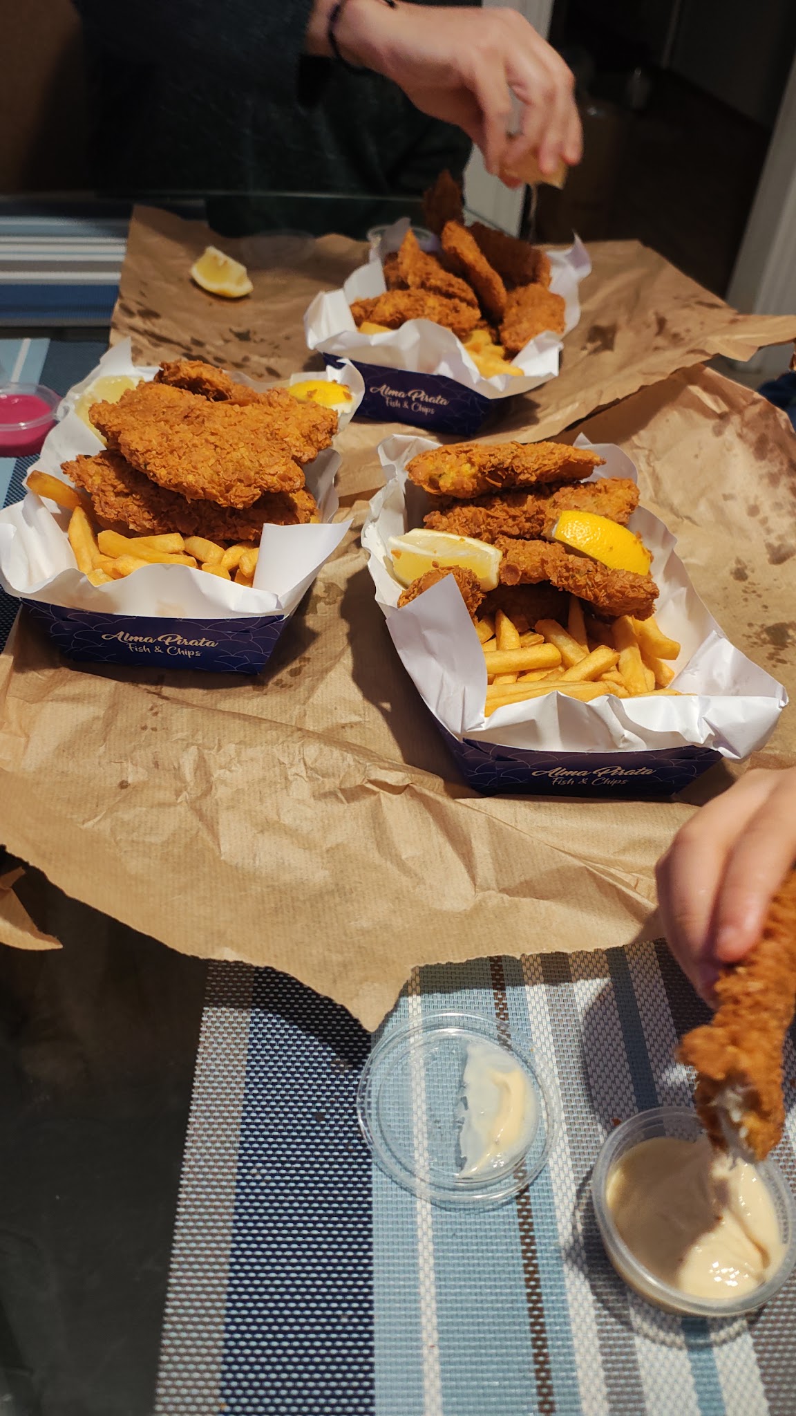 Alma pirata fish and chips