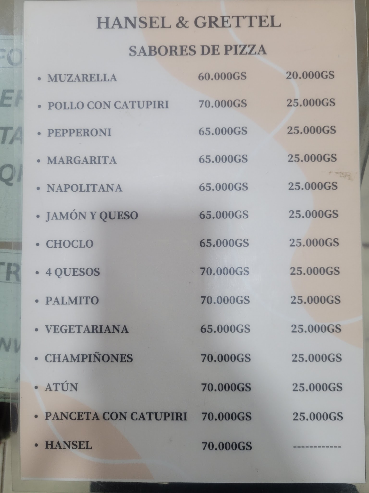 Carta de Hansel & Grettel, foto de abril de 2026
