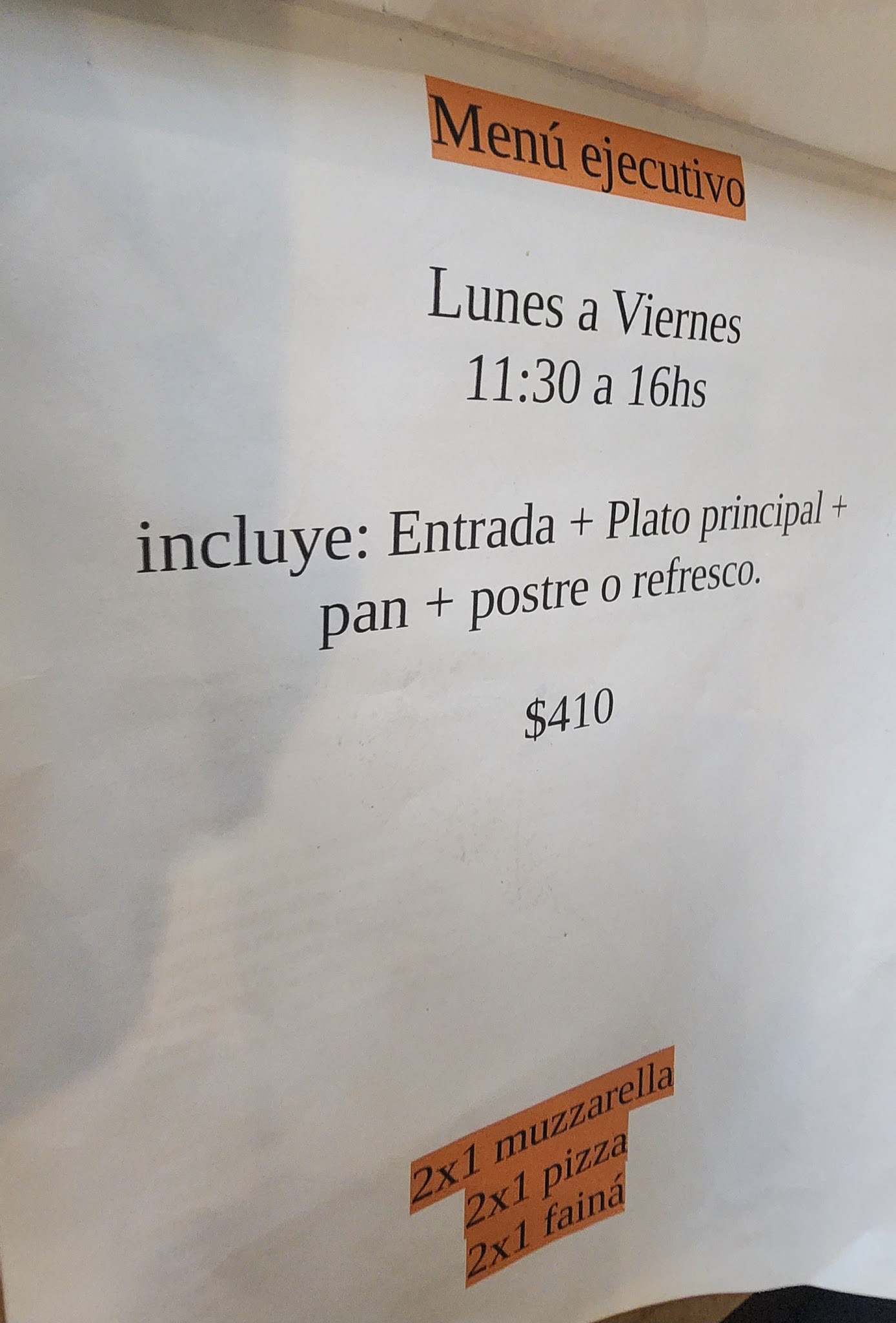 Carta de Sabor y Pico, foto de abril de 2026