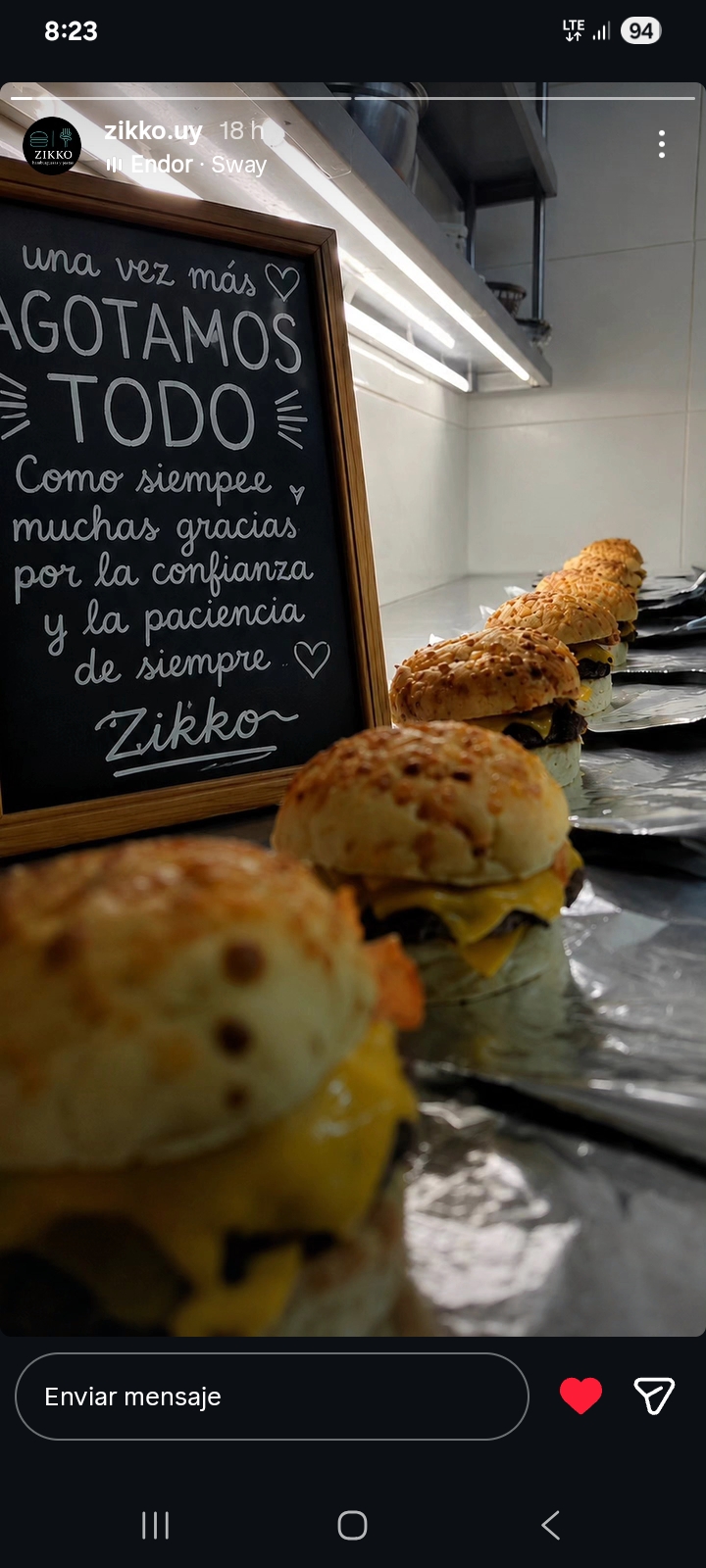 Zikko hamburguesas y pastas
