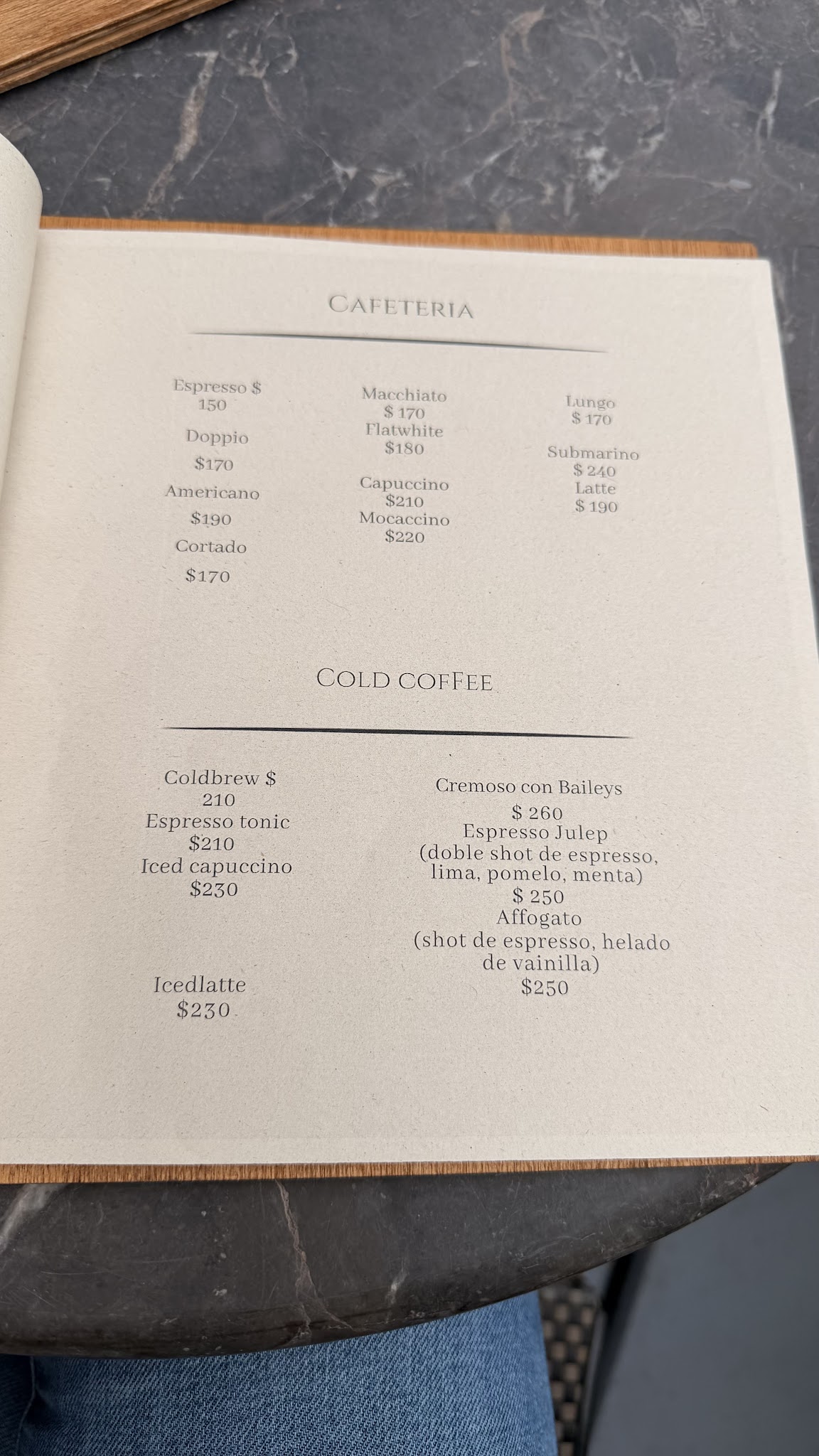 Carta de Deli, foto de abril de 2026