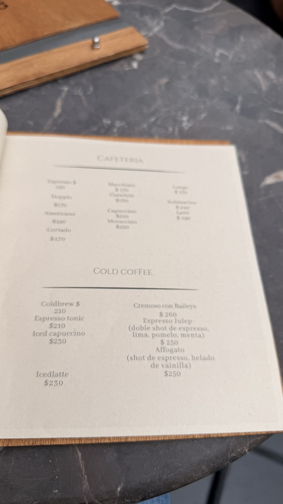 Carta de Deli, foto de abril de 2026