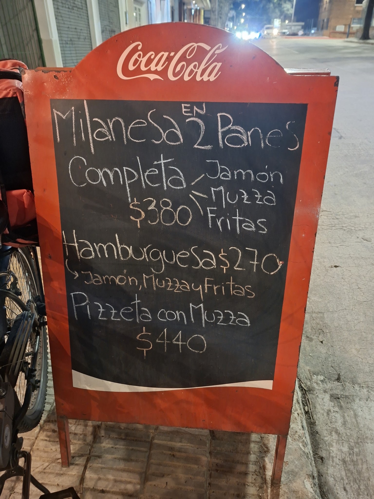 Carta de Restaurante Las Cruces, foto de julio de 2026