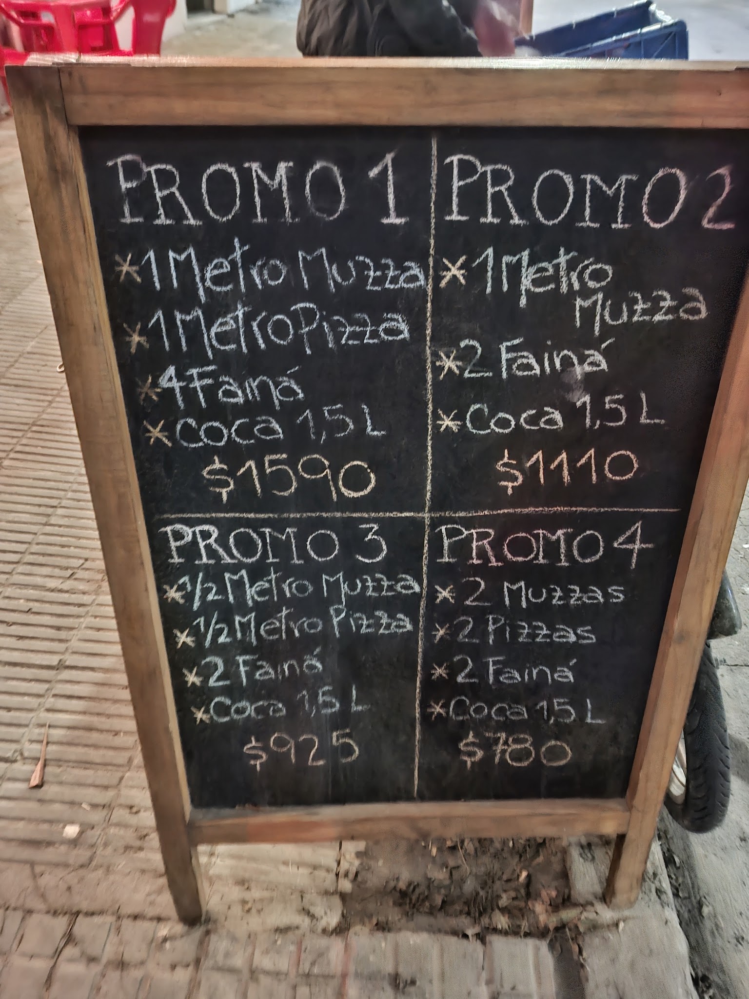 Carta de Restaurante Las Cruces, foto de julio de 2026