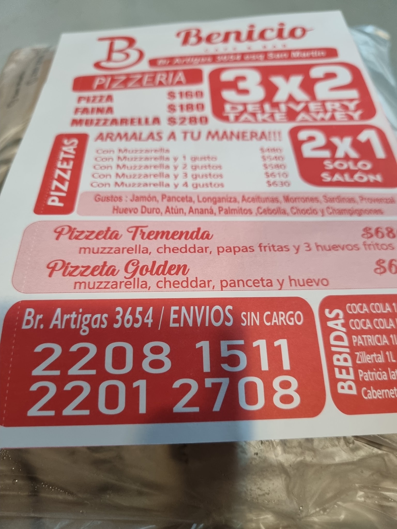 Carta de Benicio, foto de junio de 2026