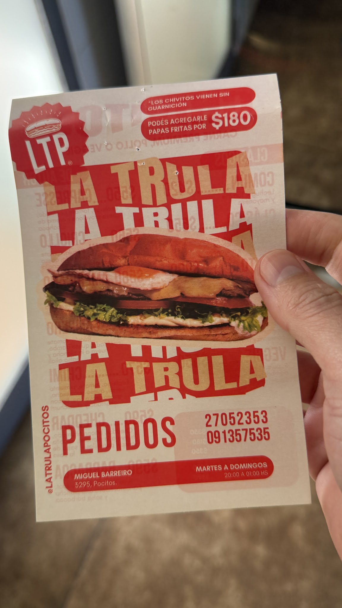 Carta de La Trula, foto de agosto de 2026