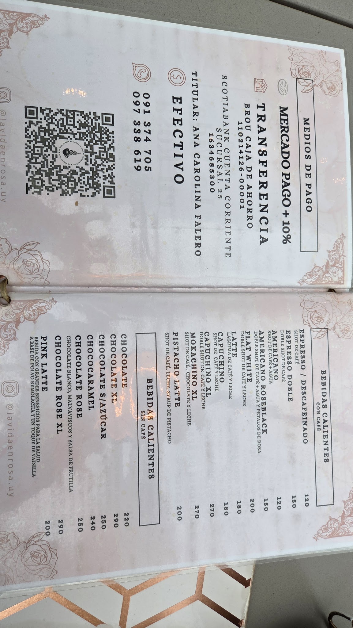 Carta de La vida en Rosa, foto de mayo de 2026